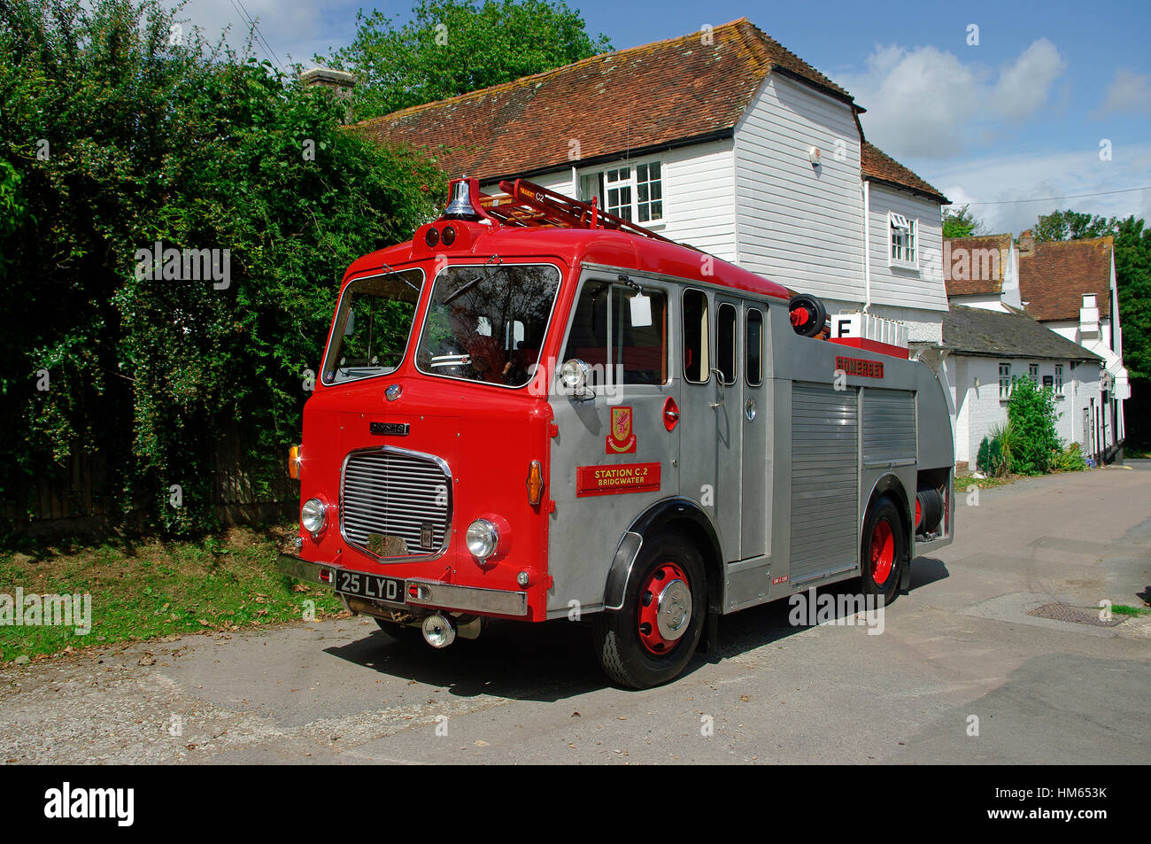 1961 Dennis Fire Engine Banque D'Images