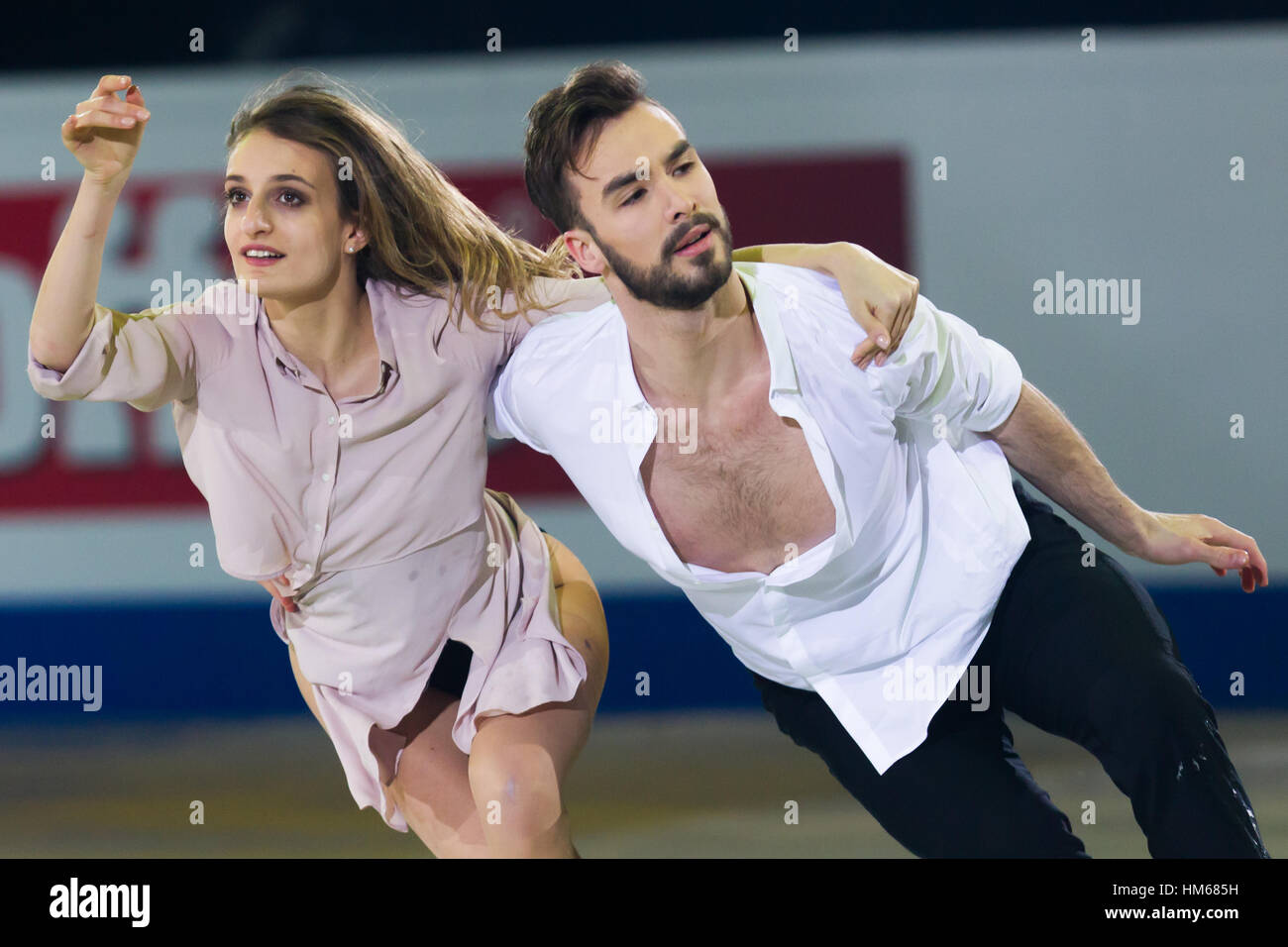 Gabriella PAPADAKIS, Guillaume CIZERON Banque D'Images