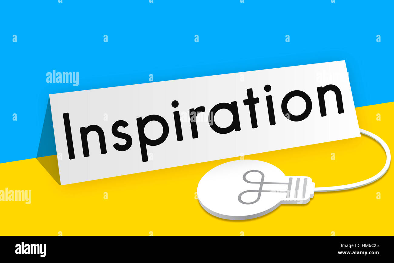 De nouvelles idées Imagination Inspiration Concept Banque D'Images