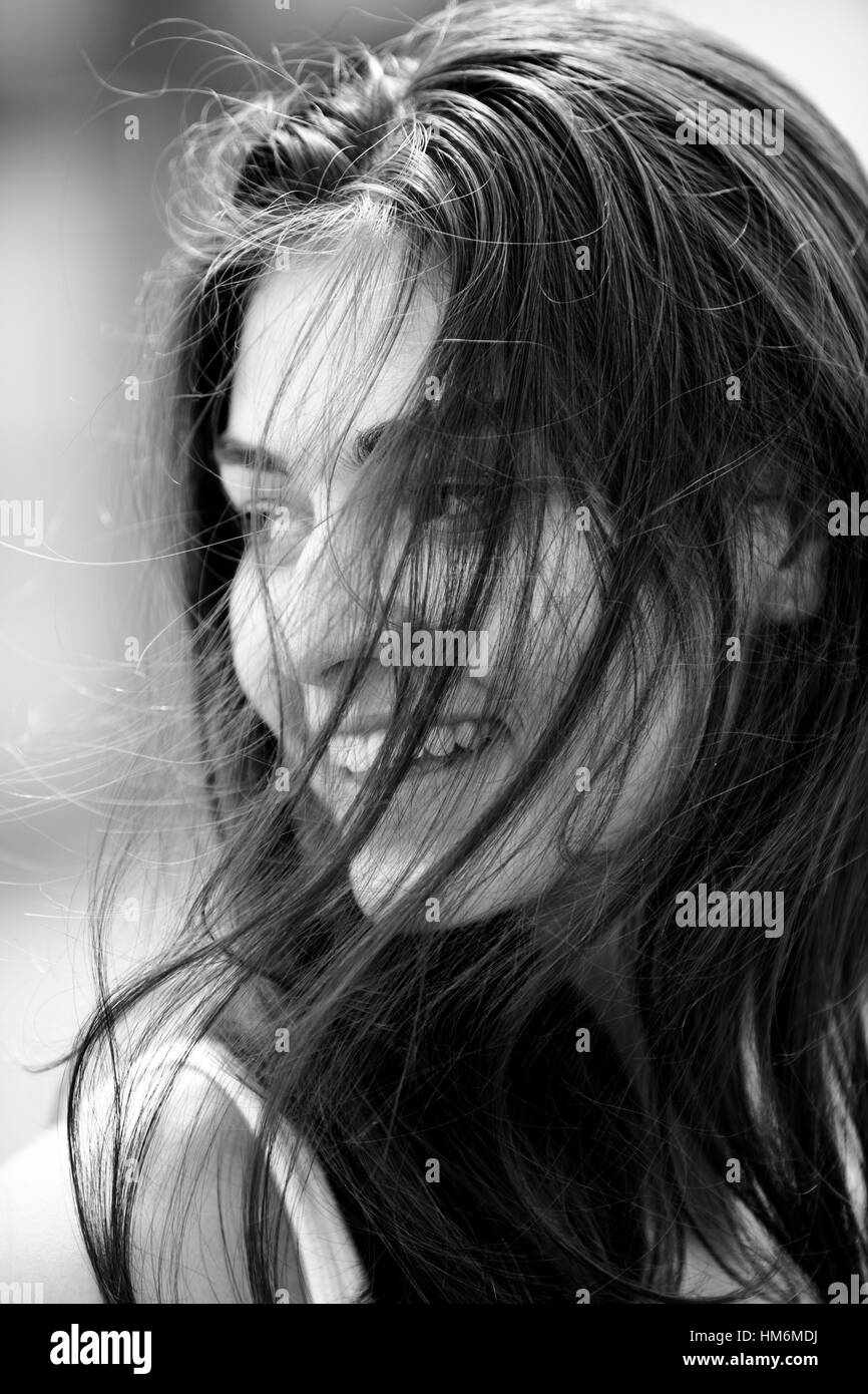 Portrait of a young woman Banque D'Images