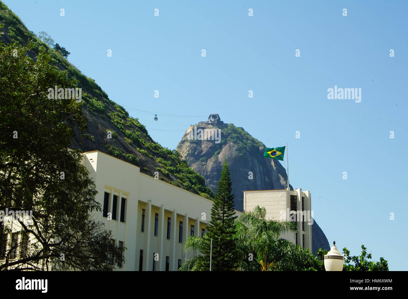RIO DE JANEIRO, BR - CIRCA AOÛT 2011 - Le Pain de Sucre (Pao de Azucar) est le plus célèbre monument de Brasil. Banque D'Images