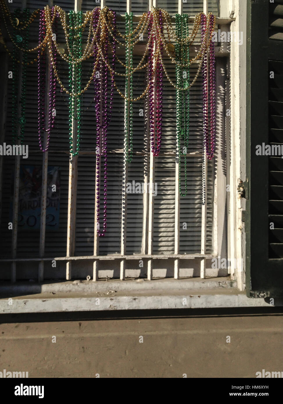 Mardi Gras à La Nouvelle Orléans, Louisiane. Banque D'Images