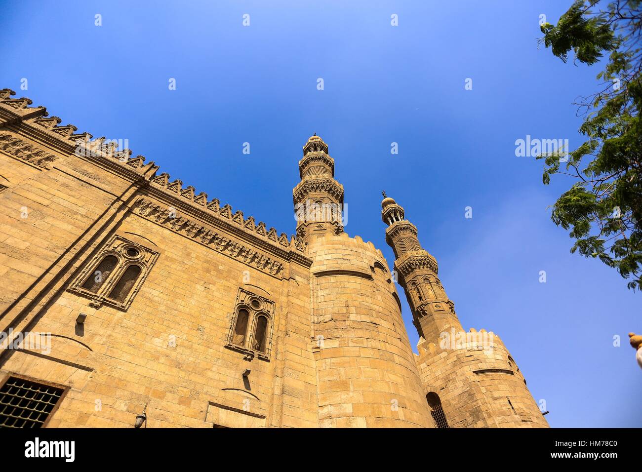 Sultan Al-Mu'ayyad Cheikh bab zuwayla, mosquée, ville du Caire, Egypte Banque D'Images