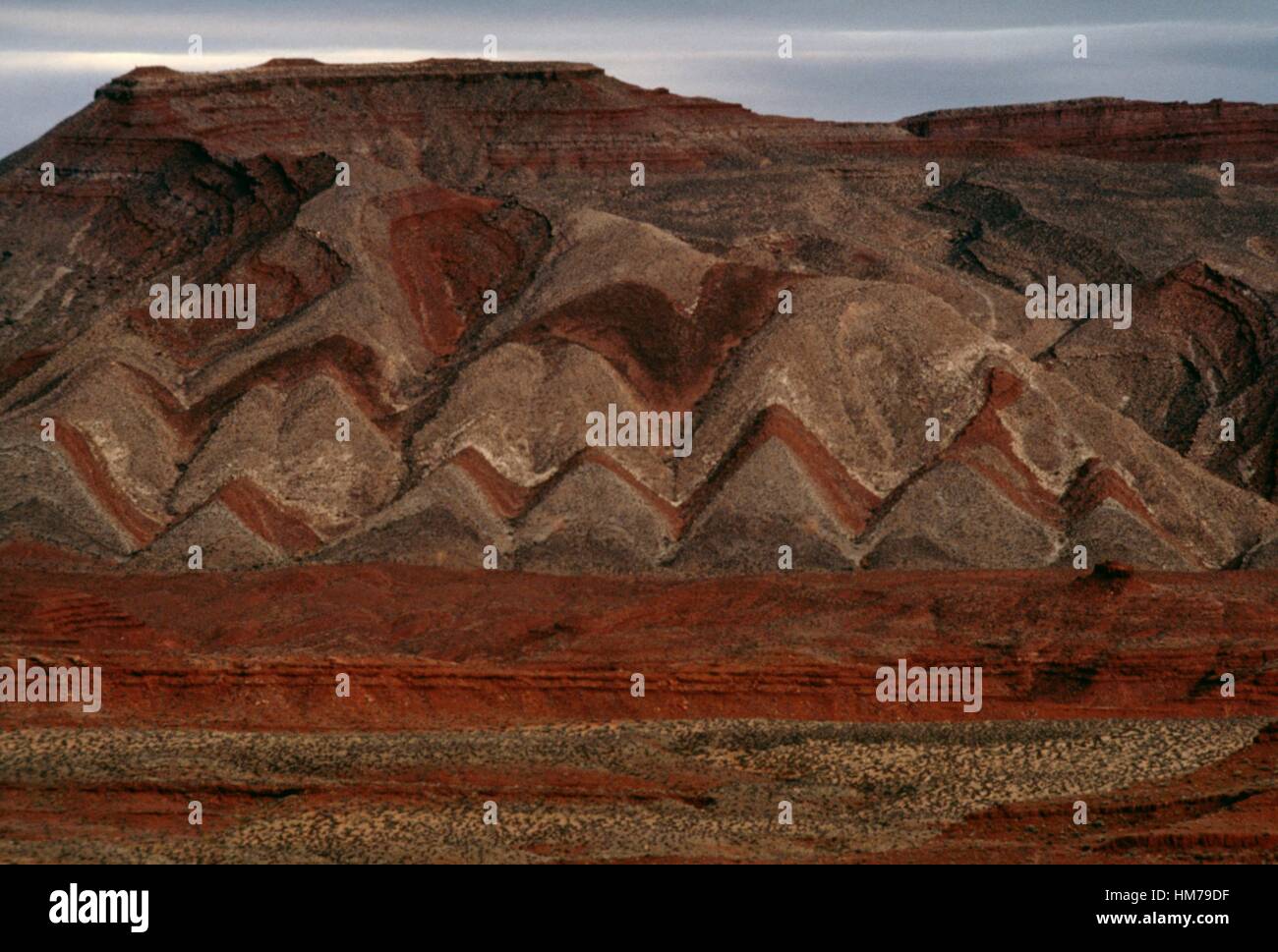 Badlands, Utah, États-Unis d'Amérique. Banque D'Images