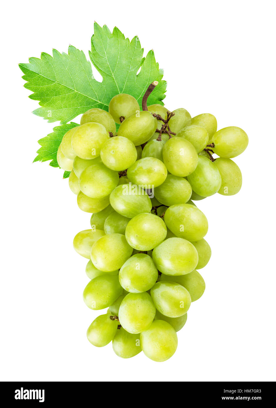 Raisins isolé sur fond blanc avec clipping pat Banque D'Images