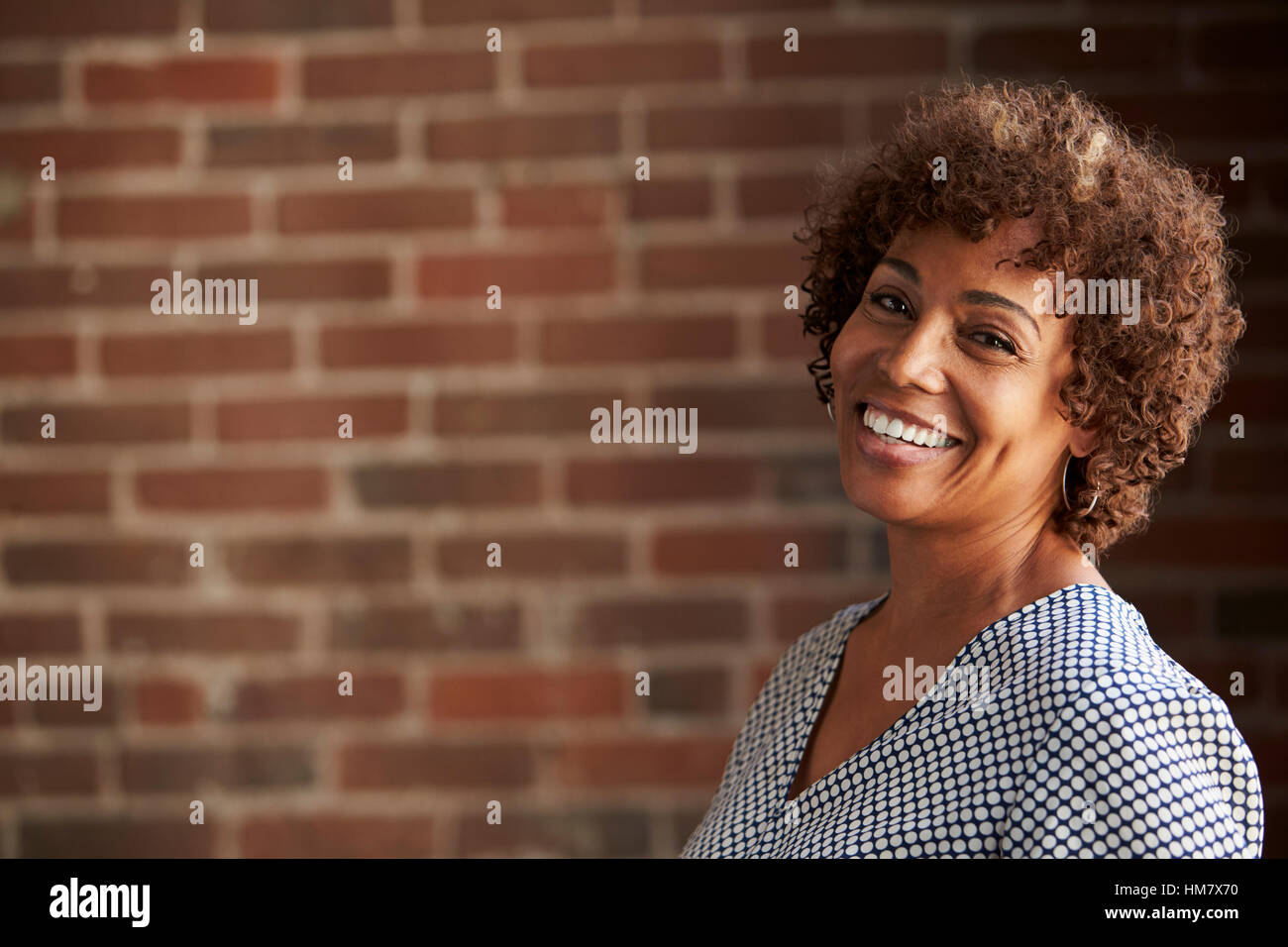 Head and shoulders Portrait Of Mature Businesswoman Banque D'Images