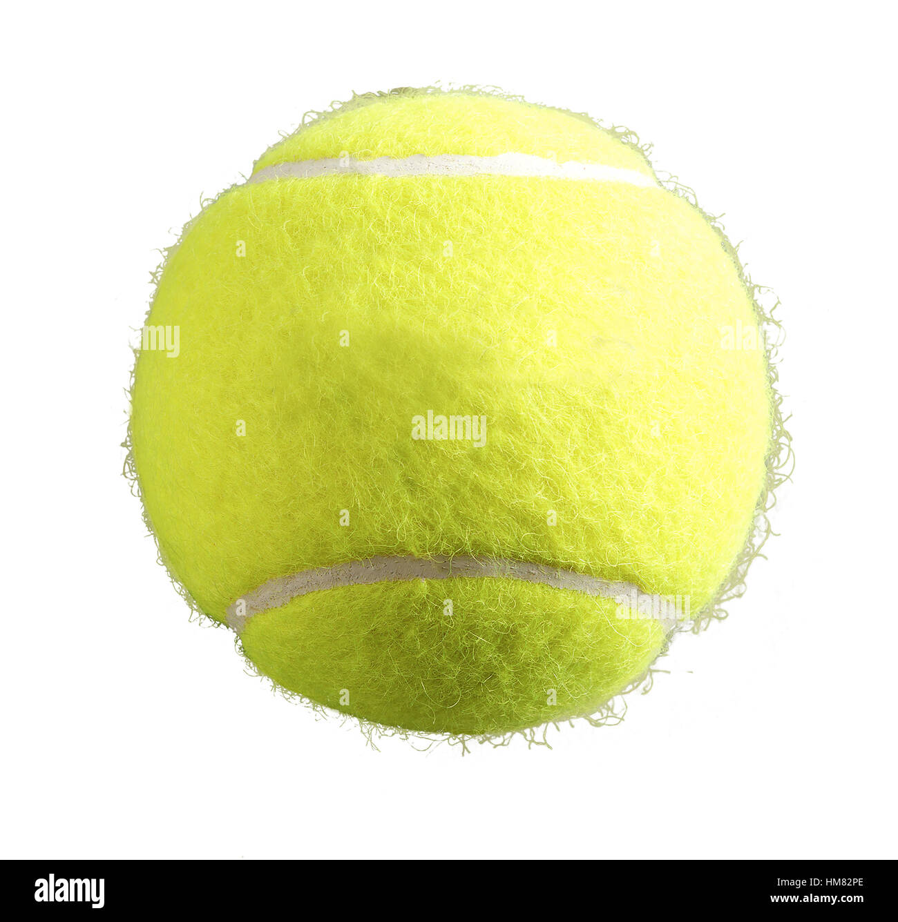 Balle de Tennis vert néon Banque D'Images