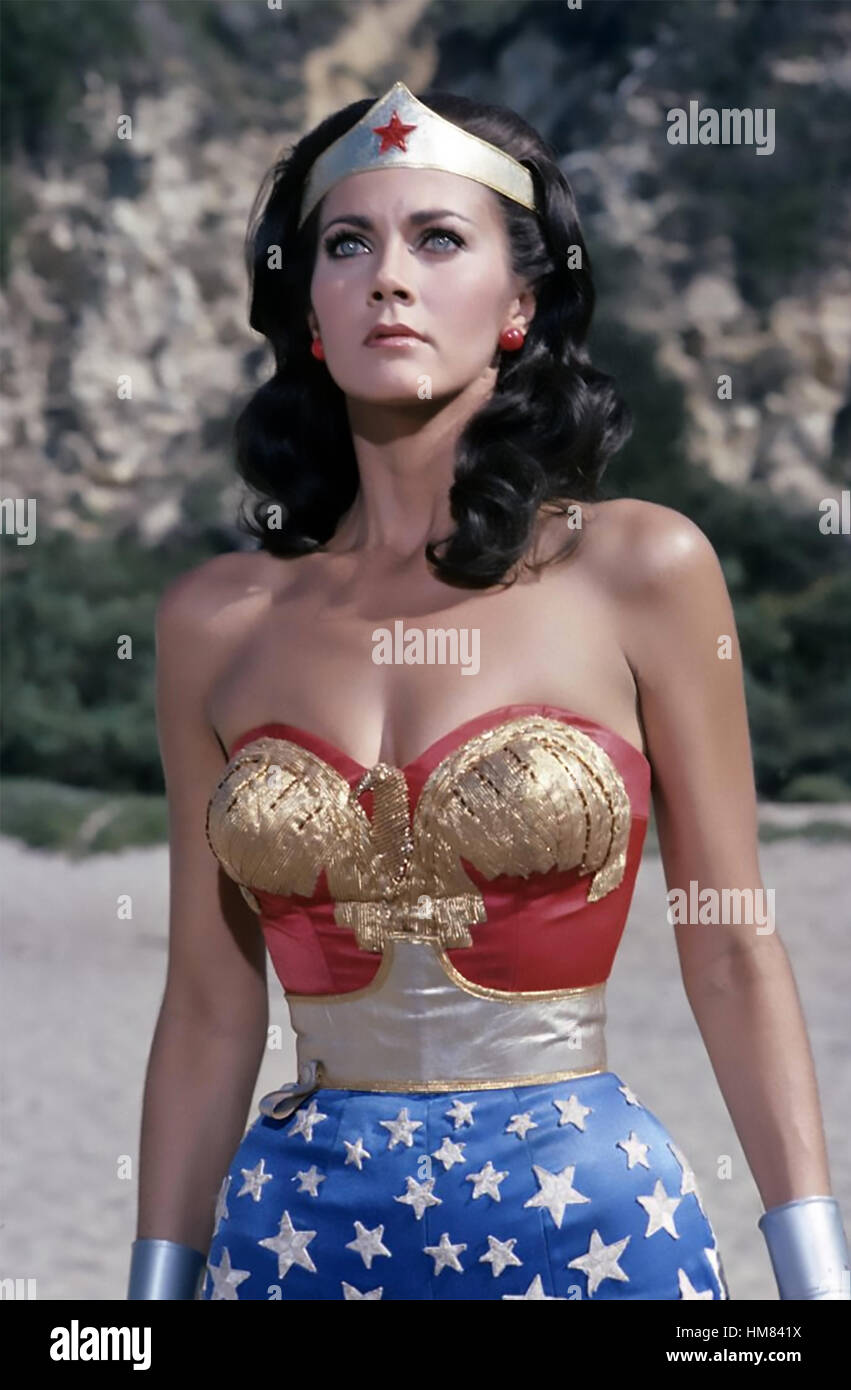 Warner Bros Wonder Woman séries télé 1975-1979 avec Lynda Carter Banque D'Images