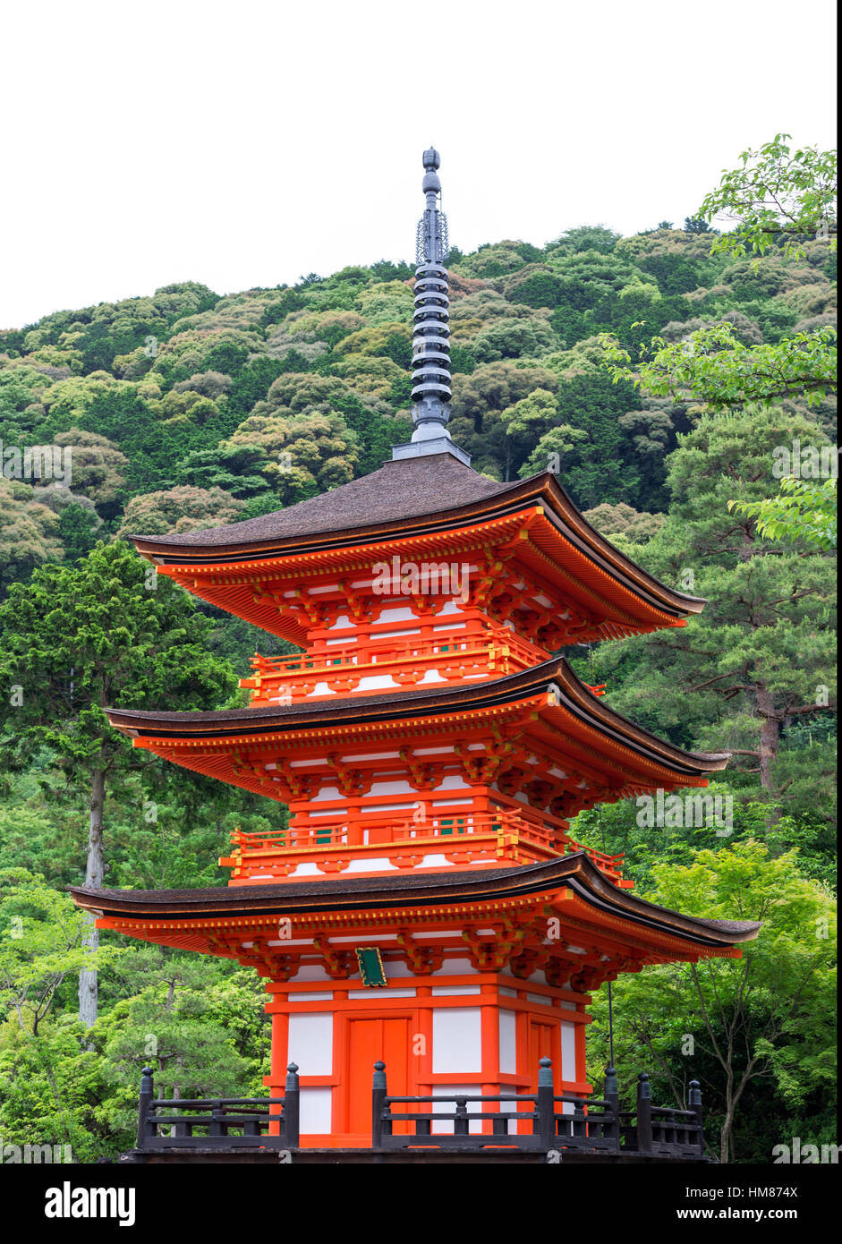 Le Temple Kiyomizu-dera à Kyoto au Japon Banque D'Images