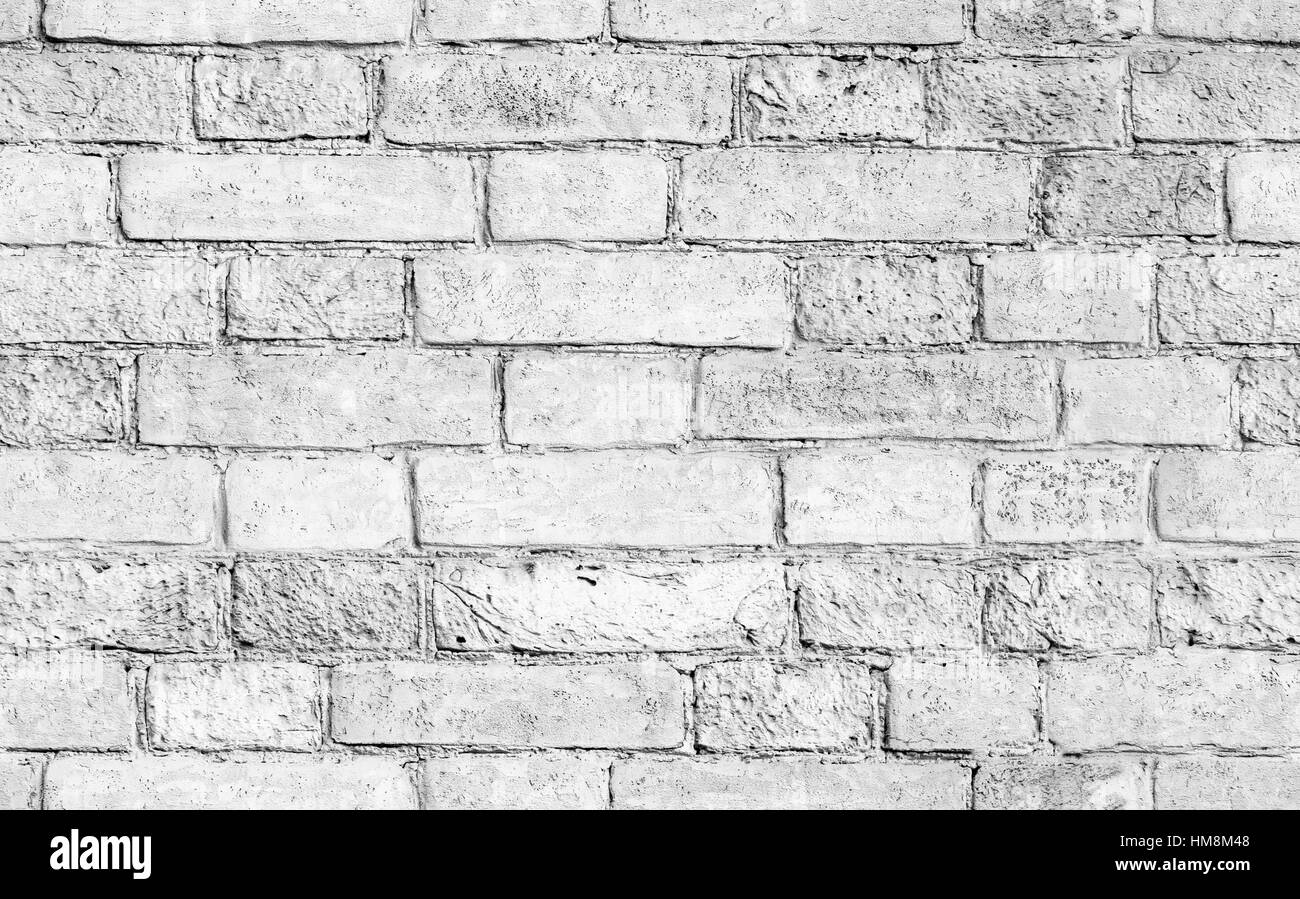 Old weathered white brick wall, une texture de fond photo Banque D'Images