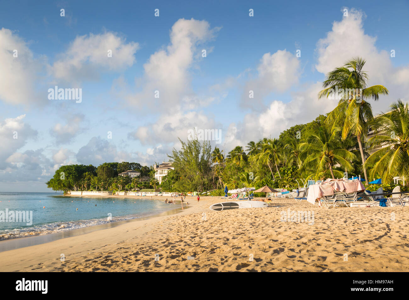 Smugglers Cove Beach, Holetown, Saint-james, Barbade, Antilles, Caraïbes, Amérique Centrale Banque D'Images