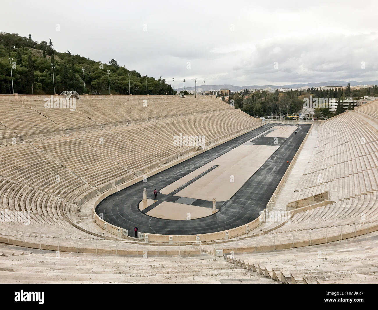 Le stade Panathénaïque olympique à Athènes, Grèce Banque D'Images