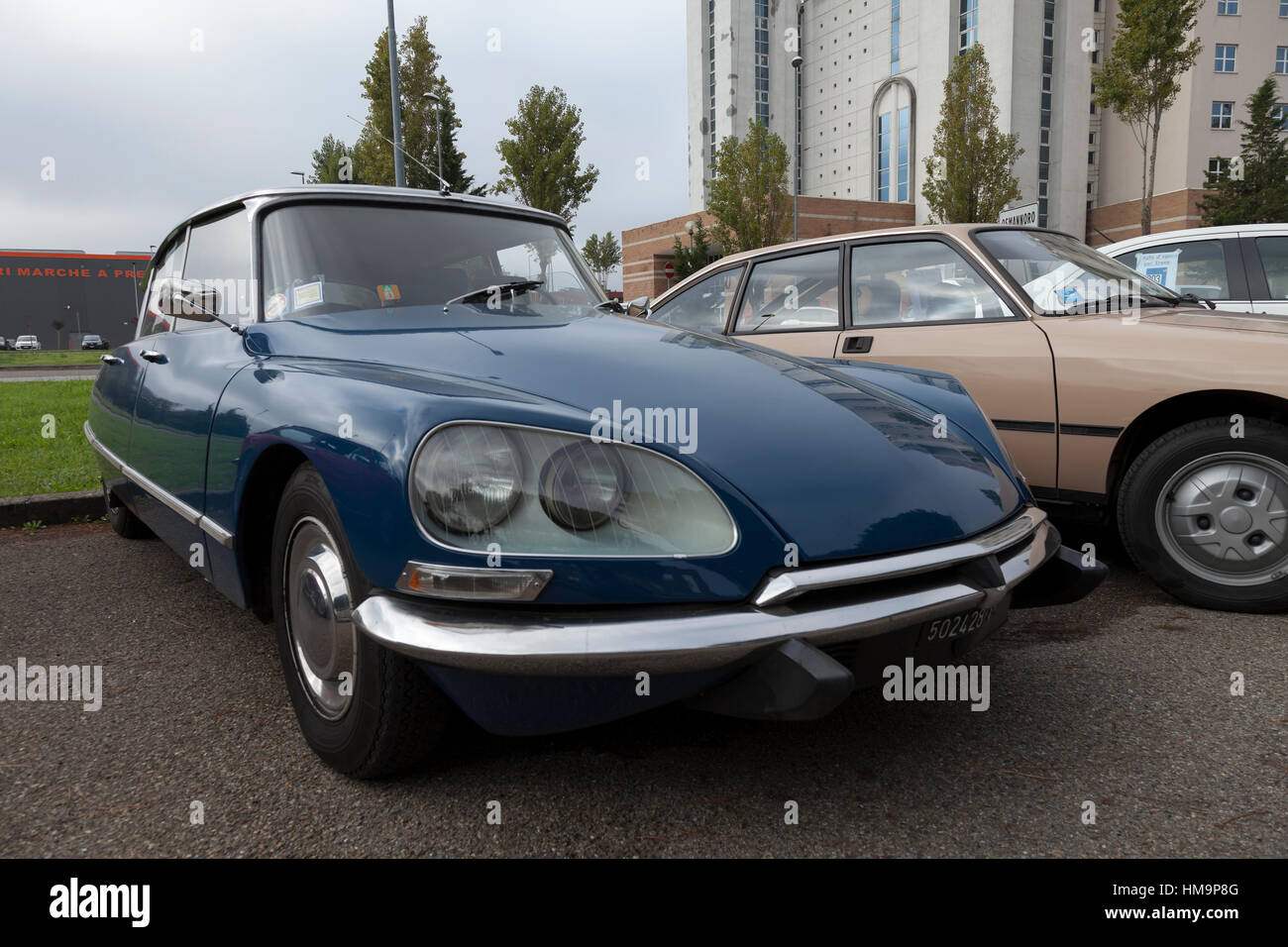 Citroen DS 21 pour le parc de voiture de rallye Banque D'Images