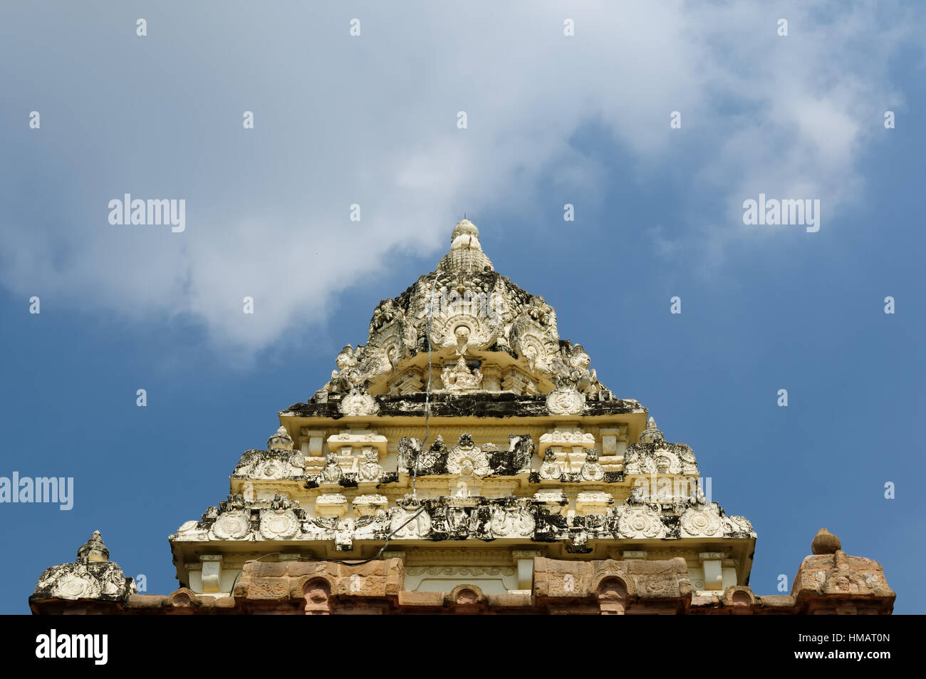 Vaikunta Perumal Temple de Kanchipuram. Construit au 7e siècle. Tamil Nadu, Inde Banque D'Images