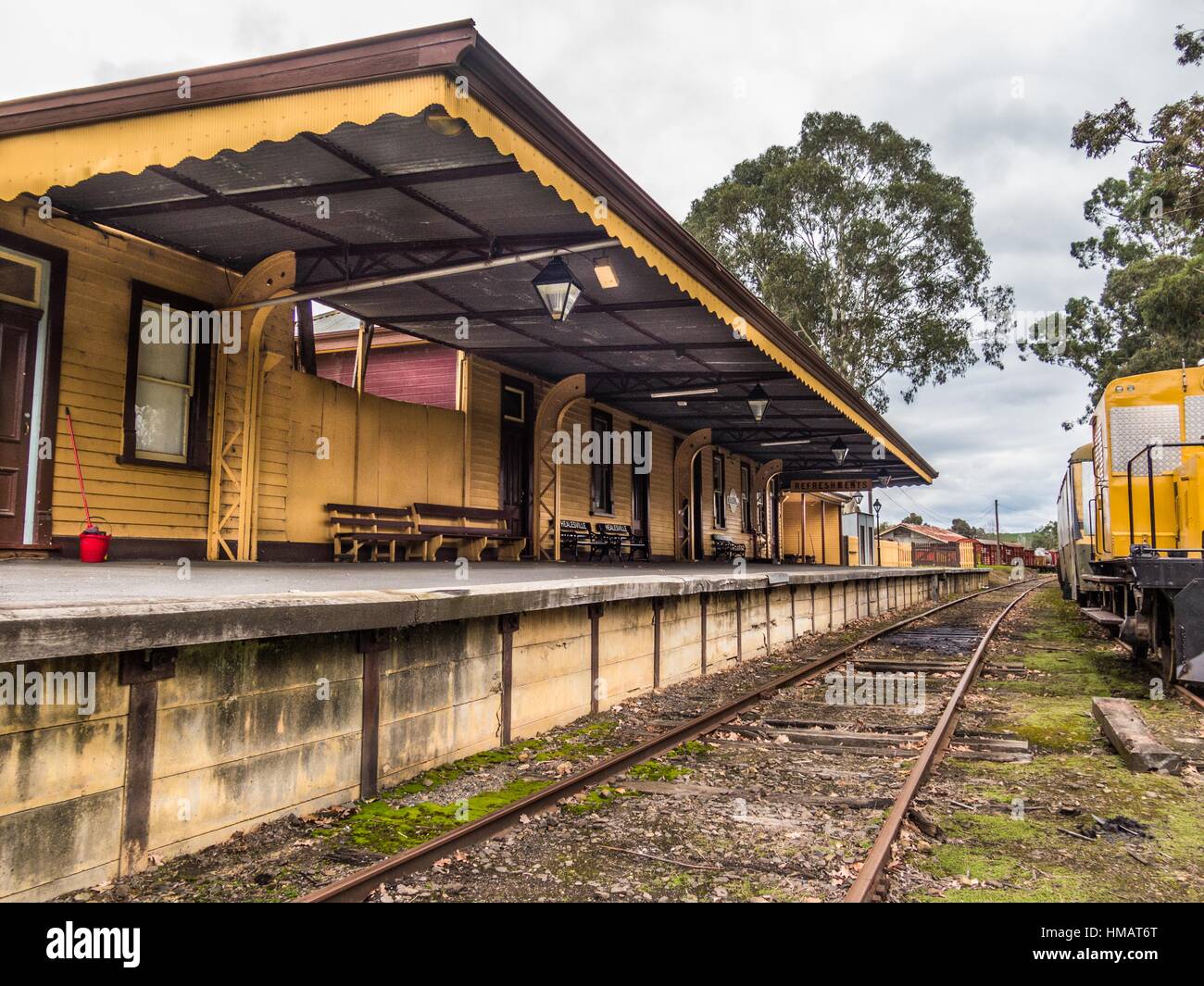 Old station railway Banque de photographies et d’images à haute