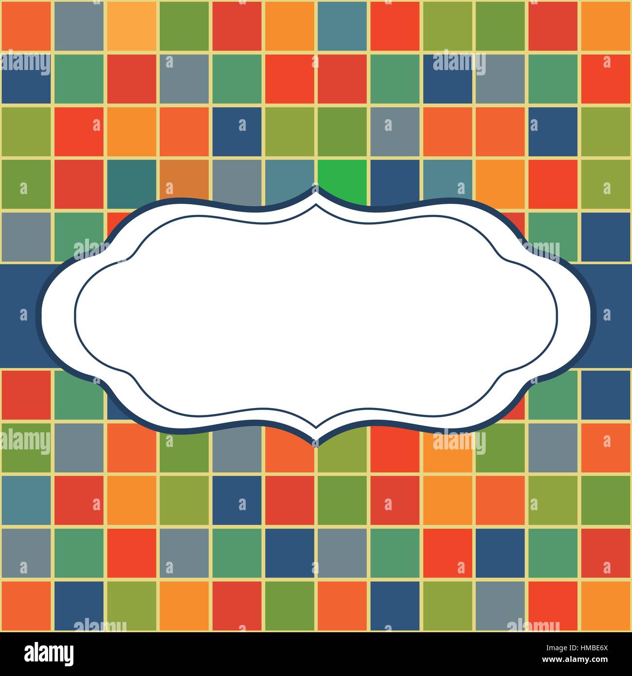 Cadre place pour le texte d'invitation. Vector illustration Illustration de Vecteur