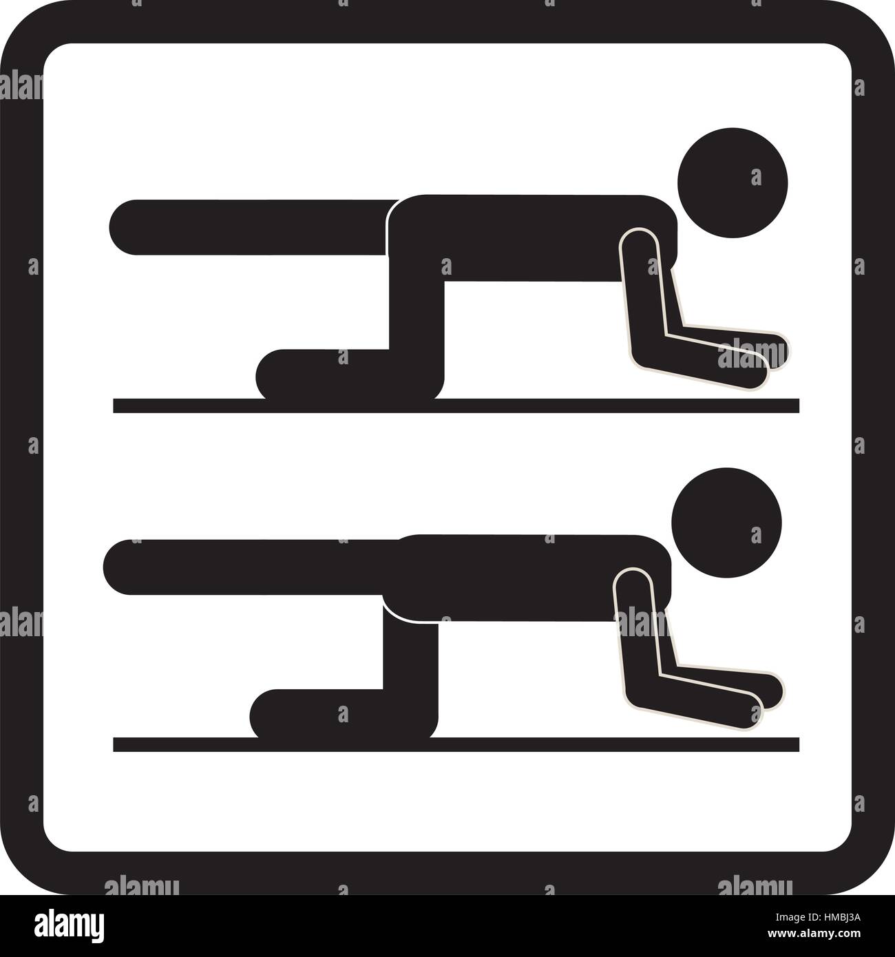 Man athletic bodybuilding sport pictogram Banque d'images vectorielles ...