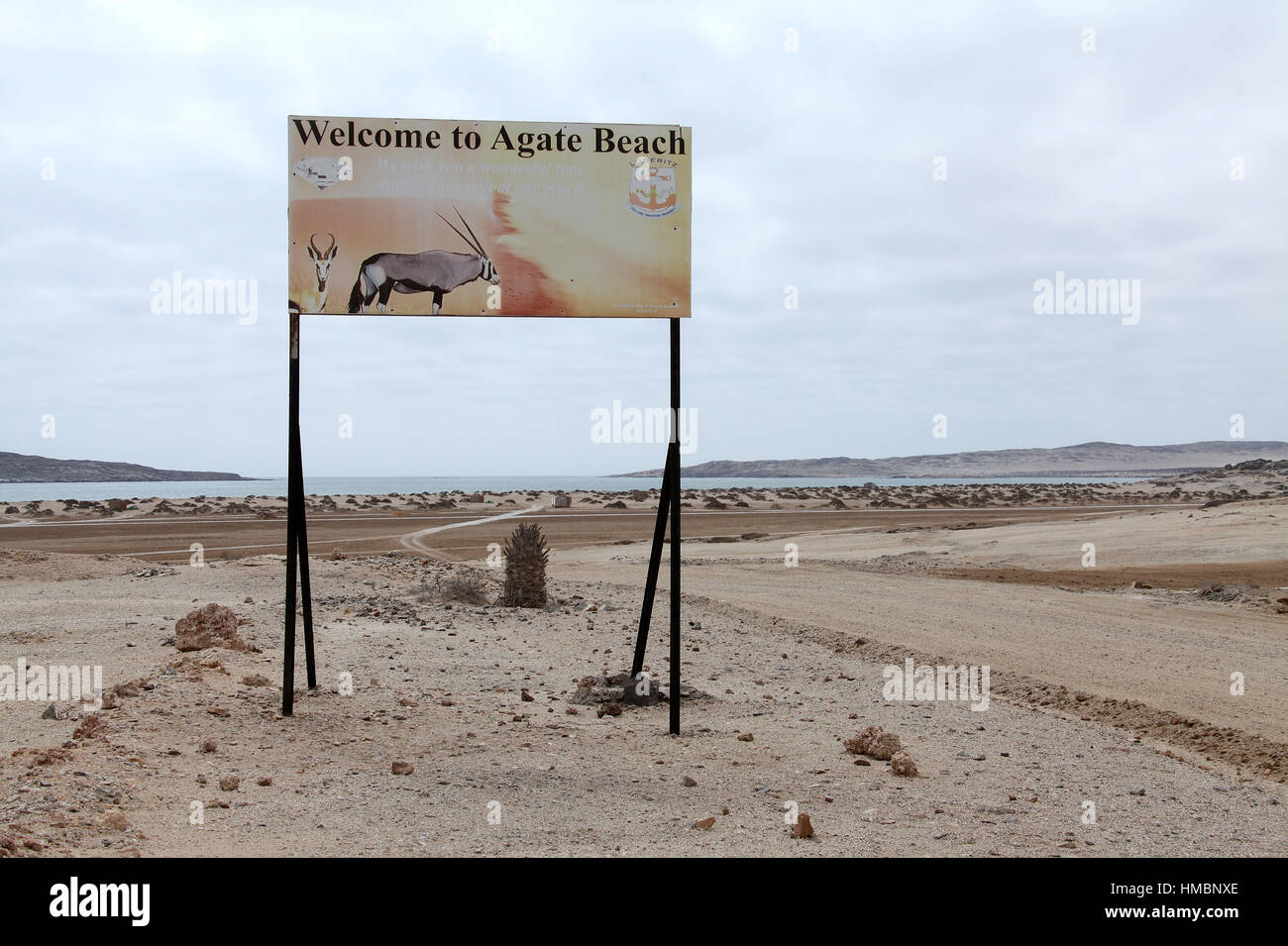 L'agate Beach à Luderitz en Namibie Banque D'Images