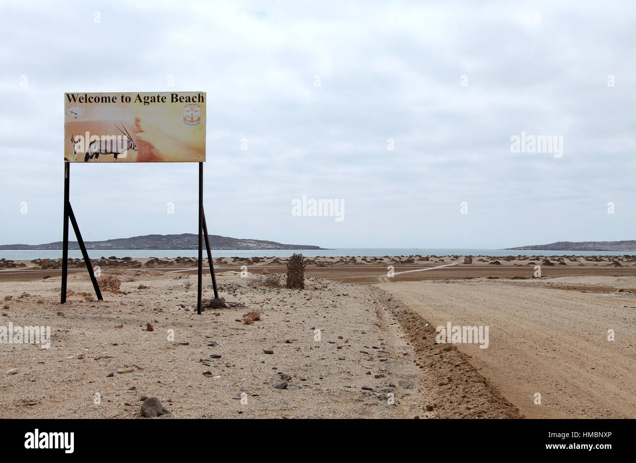 L'agate Beach à Luderitz en Namibie Banque D'Images