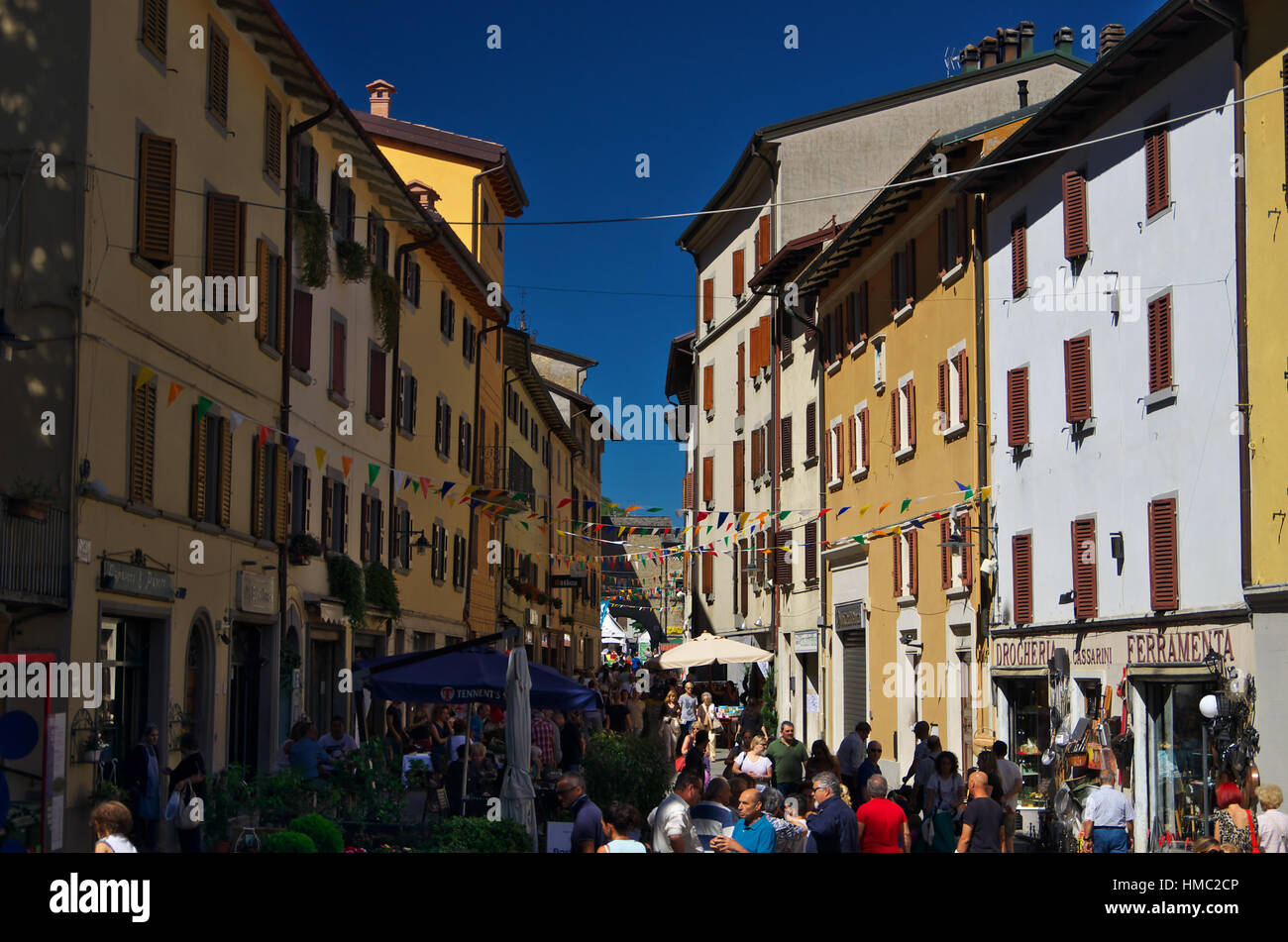 CASTIGLIONE,C,28 Août - 2016 - La foire d'été à Castiglione dei Pepoli, près de Bologne. Banque D'Images