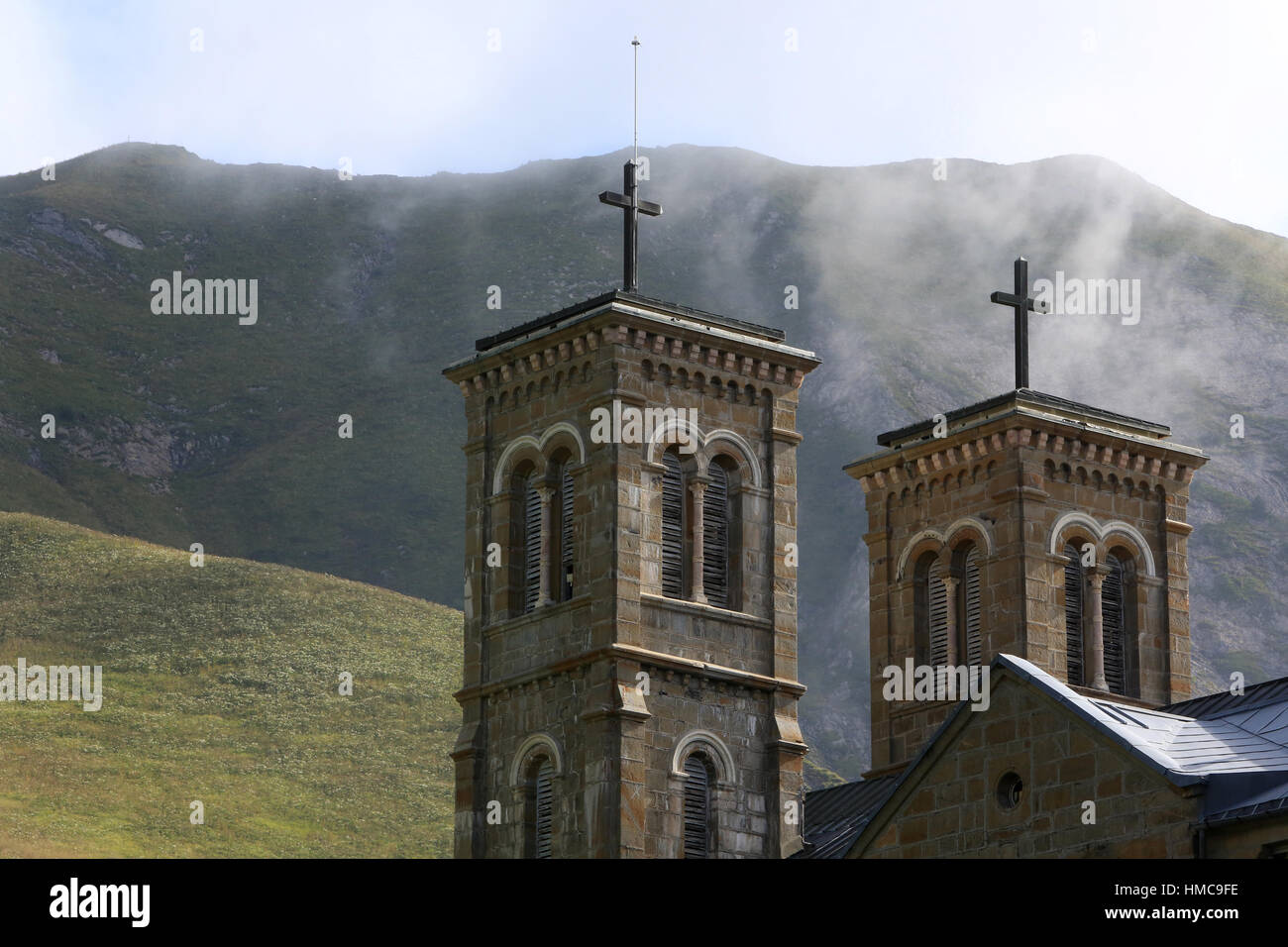 Sanctuaire de Notre Dame de la Salette. Banque D'Images