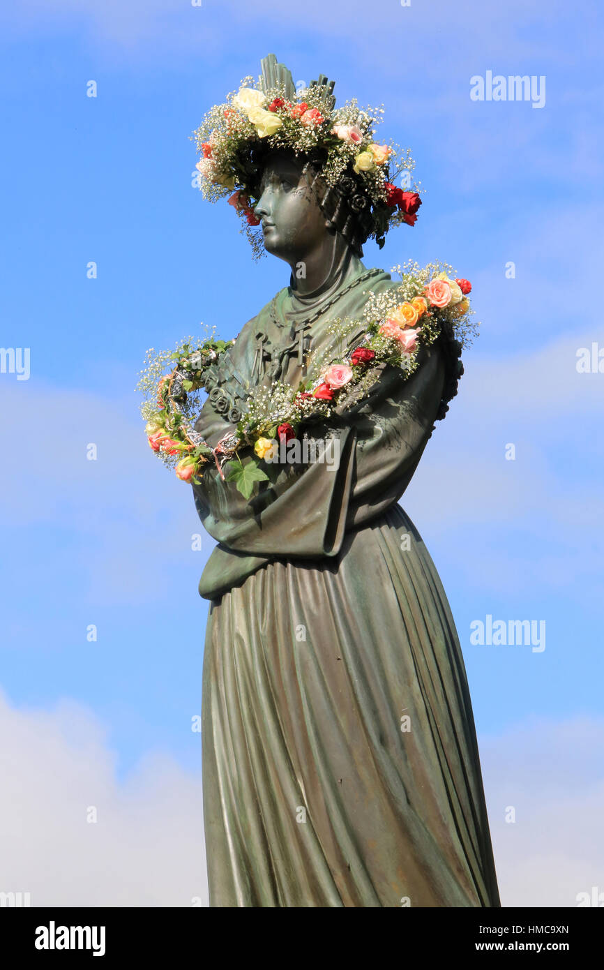 Notre Dame de la Salette. Sanctuaire de Notre Dame de la Salette. La France. Banque D'Images