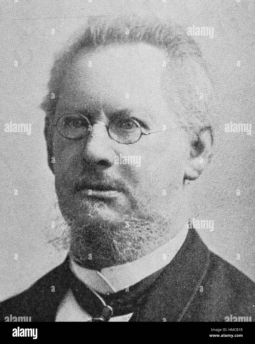 Alwin Schultz, 6 août 1838 - 10 mars 1909, était un historien et médiéviste, professeur d'histoire de l'art à l'Université Charles à Prague, photo ou illustration, publié en 1892, l'amélioration numérique Banque D'Images