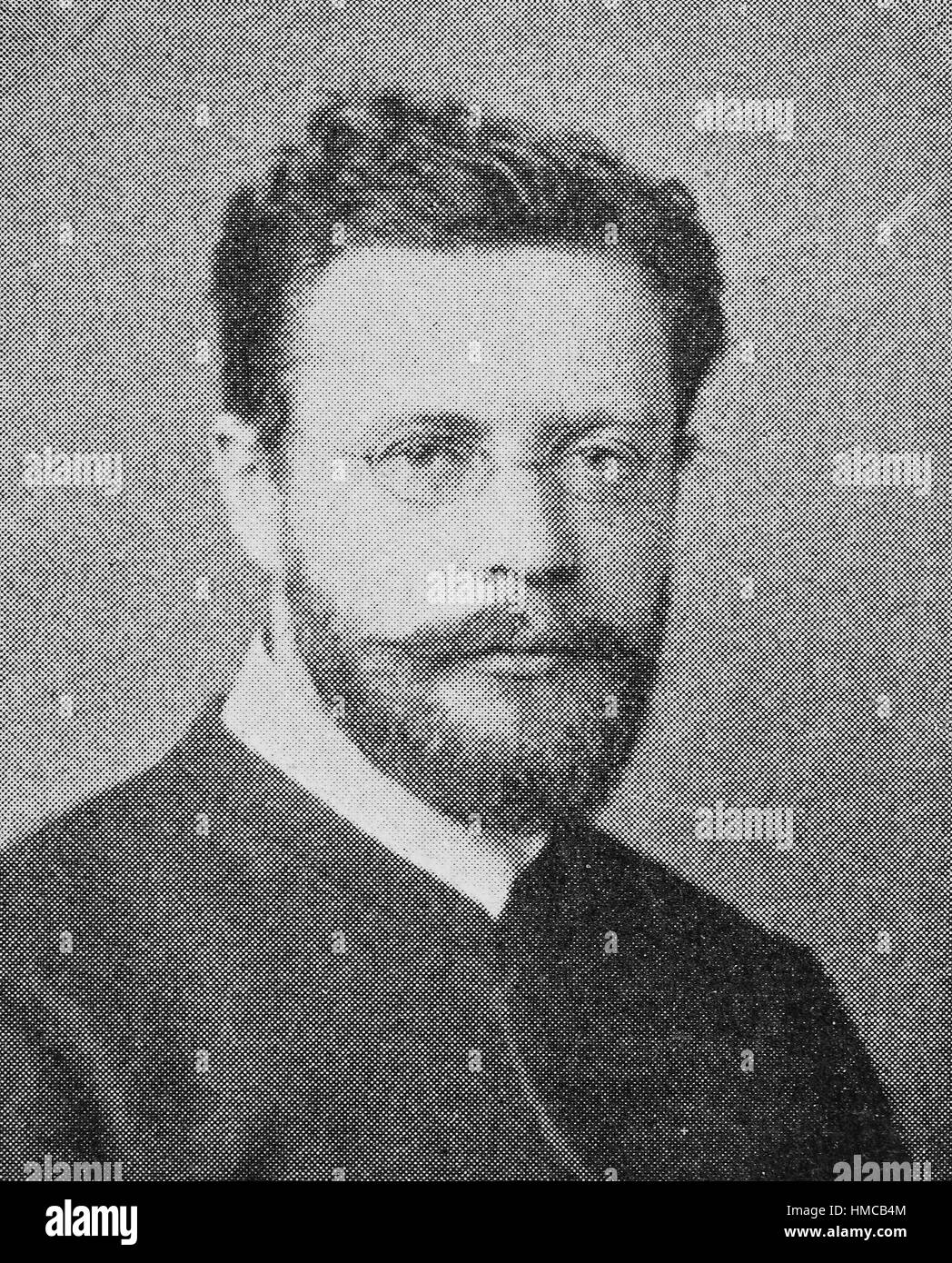 Georg Dehio Julius Gottfried, 22 novembre 1850 à Reval, aujourd'hui Tallinn, Estonie, gouvernorat de, Empire russe - le 21 mars 1932 à Tübingen,, était un historien d'art allemand de la Baltique, photo ou illustration, publié en 1892, l'amélioration numérique Banque D'Images