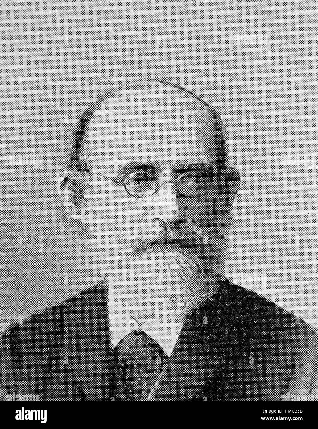 Bruno Bucher, 24 avril 1826 à Koeslin, 9 juin 1899 à Vienne, est un directeur artistique et directeur du Musée des Arts Appliqués de Vienne, photo ou illustration, publié en 1892, l'amélioration numérique Banque D'Images