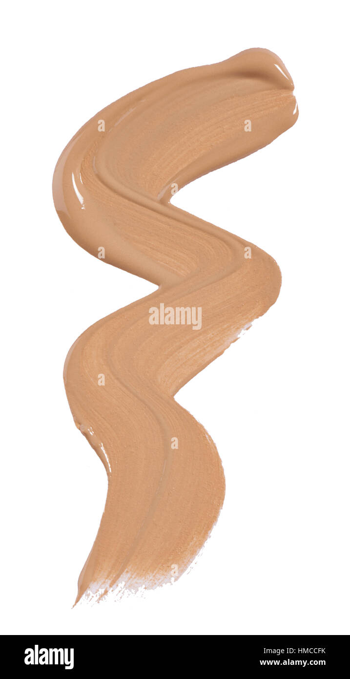 Découper une image de beauté d'un échantillon de chair ou de liquide correcteur de couleur naturelle Banque D'Images