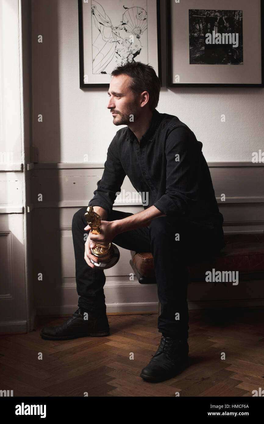 Academy Award Winning film maker danois Anders Walter. Le Danemark, 06/03 2014. Banque D'Images
