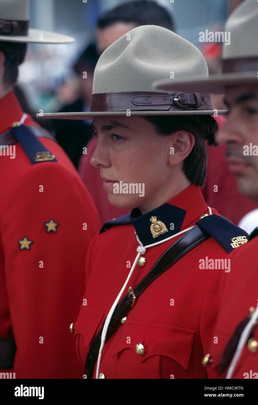Gendarmerie royale du Canada, Grand Bank, Terre-Neuve, Canada. Banque D'Images