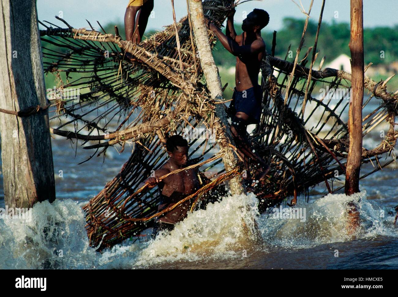Wagenia fishermen kisangani Banque de photographies et d’images à haute