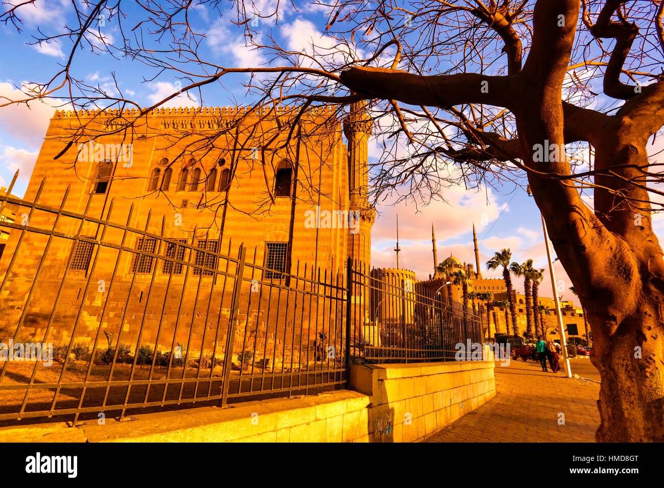 Mohammad Ali Mosque et citadelle de Salah Al-Din, ville du Caire, Egypte Banque D'Images
