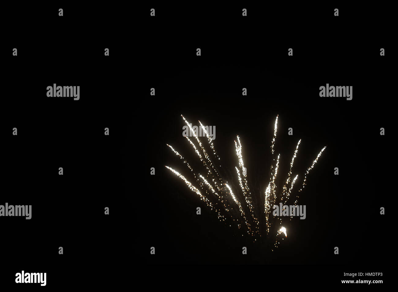 D'artifice du Nouvel An Banque D'Images