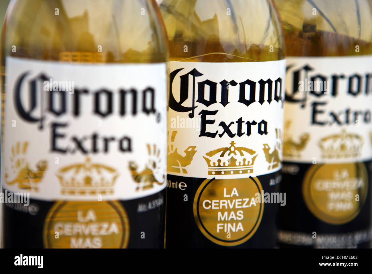 Corona bière mexicaine supplémentaire Banque D'Images