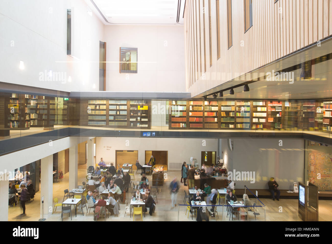 Bibliothèque Bodlean Weston intérieurs Oxford University Banque D'Images