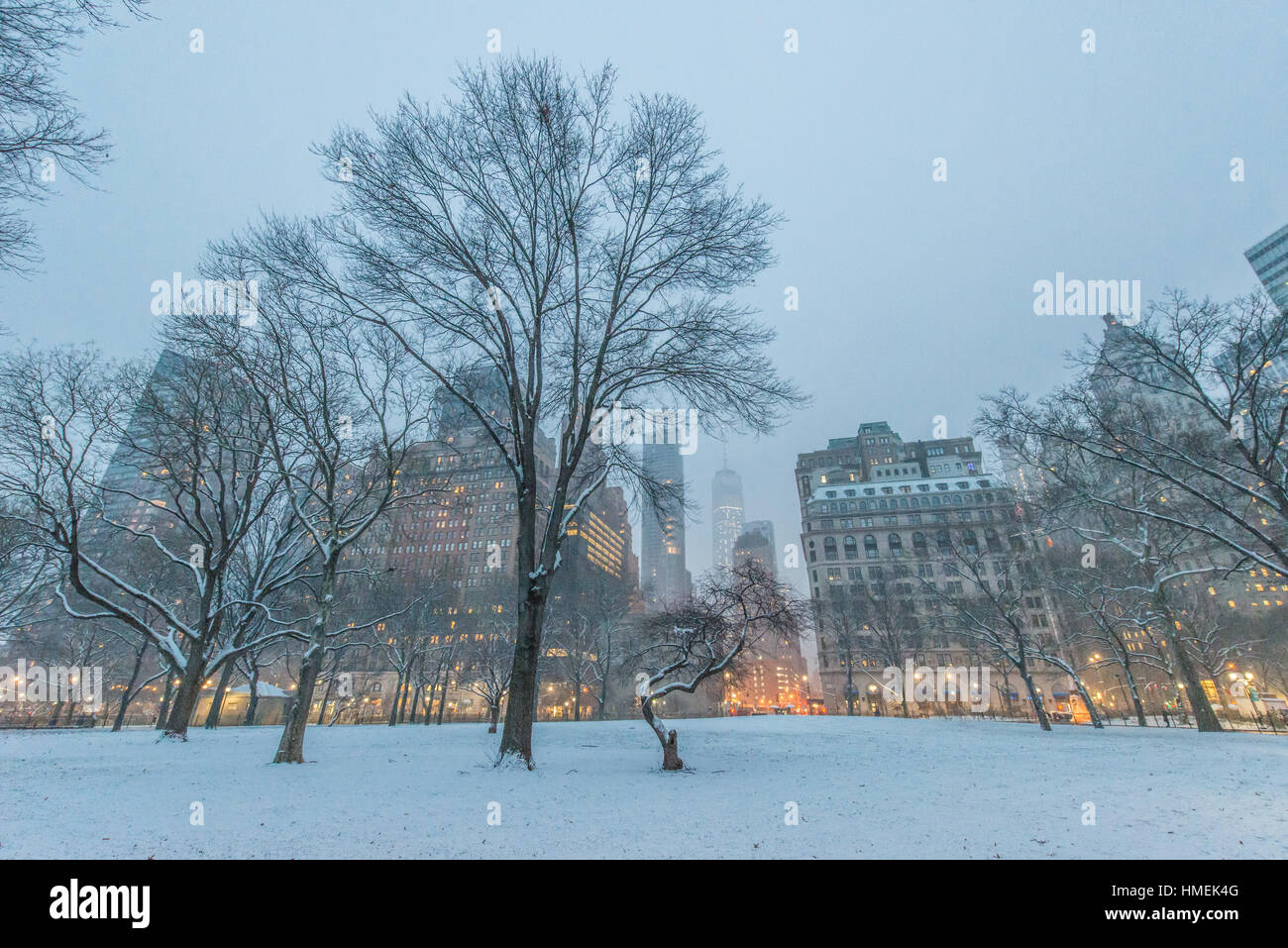 New york city manhattan Wall Street Banque D'Images