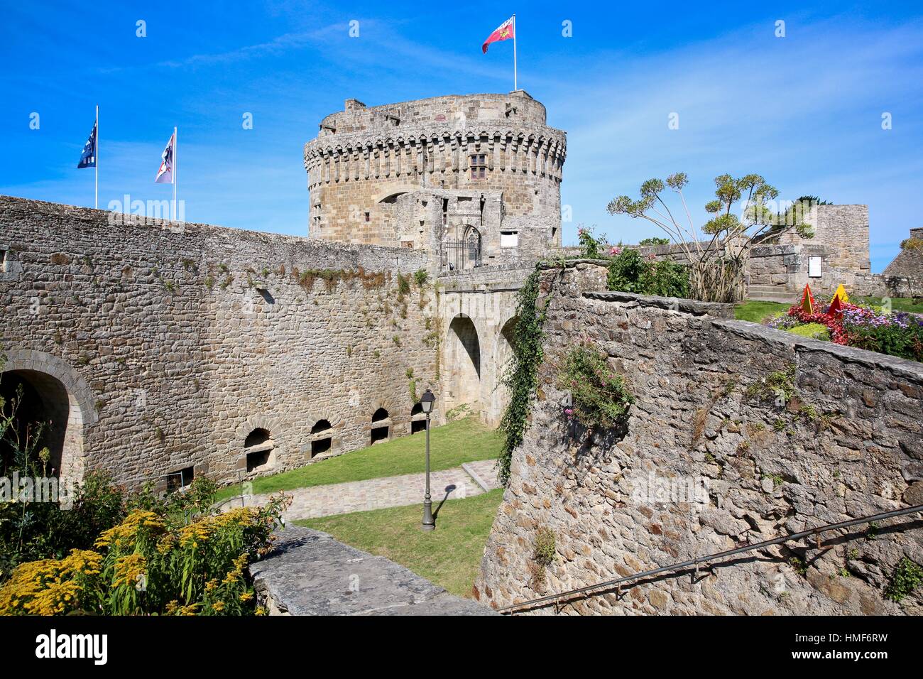 Château De Dinan, Dinan, Bretagne, Bretagne, France Photo Stock - Alamy