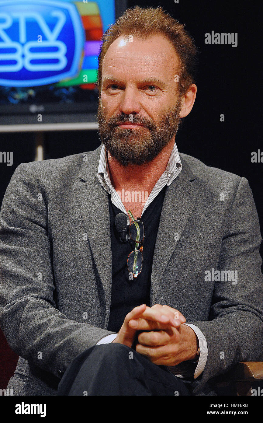 Florence Italie Mar 10 09 Le Chanteur Britannique Sting Gordon Matthew Thomas Sumner Cbe Mieux Connu Sous Le Nom De Sting Est Un Musicien Anglais Chanteur Auteur Compositeur Acteur Et Producteur Credit
