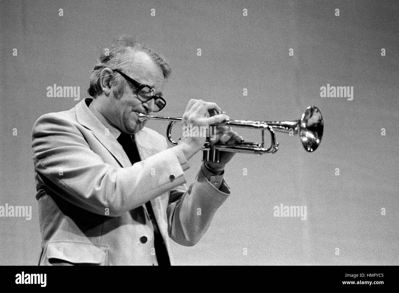 Humphrey Lyttelton sur scène Banque D'Images