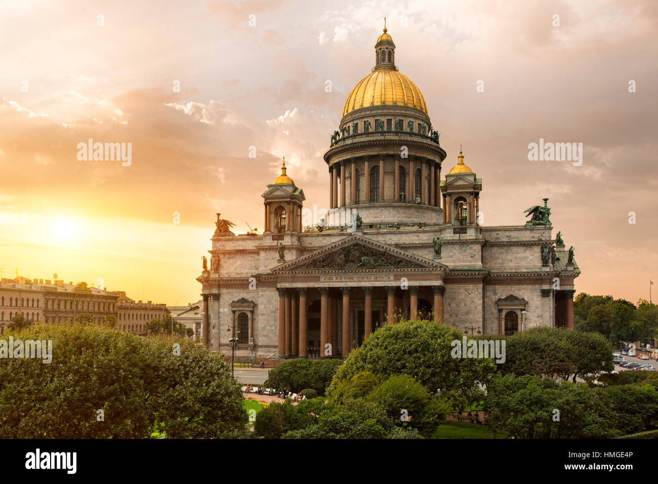 St Petersburg, ; Isaacs Cathédrale Banque D'Images