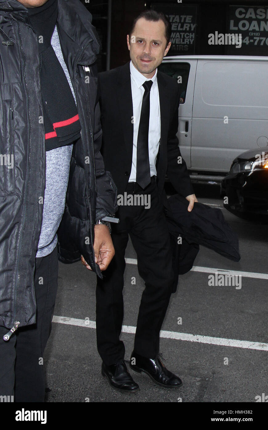 New York, NY, USA. 06Th Feb 2017. Giovanni Ribisi vu à NBC Studios après une apparition NBC's Today Show à New York le 3 février 2017. Credit : Rw/media/Alamy Punch Live News Banque D'Images