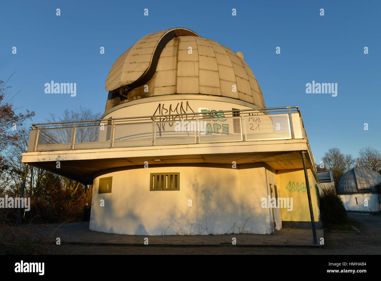 Wilhelm Foerster, observatoire du Munster, du barrage de beauté montagne, Berlin, Allemagne, Wilhelm-Foerster Sternwarte-Munsterdamm, Schoeneberg, Deutschland, Banque D'Images