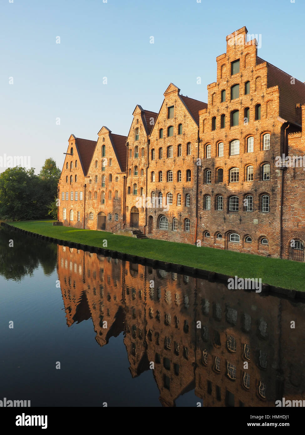 Des entrepôts de sel de Luebeck, Allemagne Banque D'Images