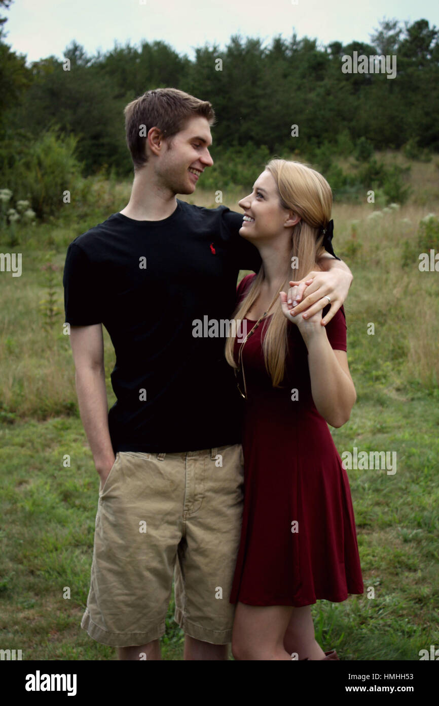 couple amoureux Banque D'Images