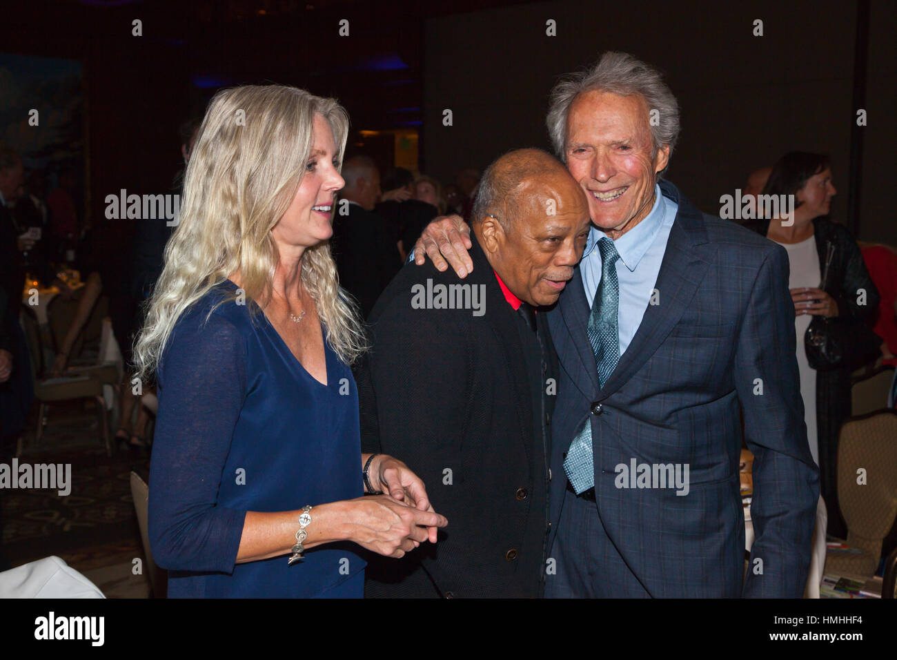 Au dîner de gala du 59ème festival de jazz de Monterey - Monterey, Californie Banque D'Images