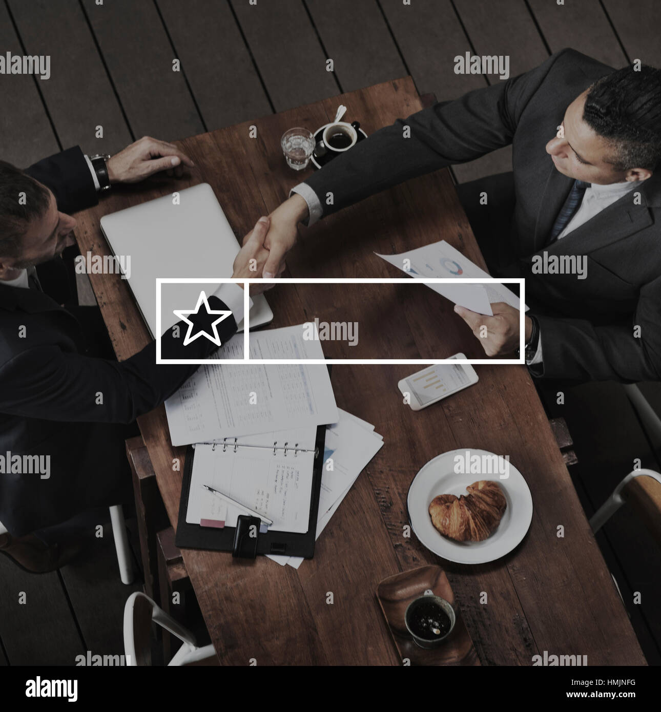 Bannière Badge Star Label Concept Espace Copie du châssis Banque D'Images