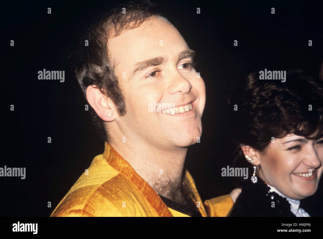 Chanteur-compositeur anglais Elton John photographié vers 1979. Banque D'Images