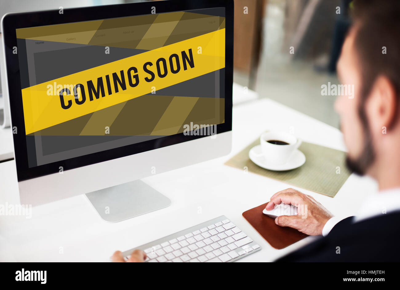 Site en construction Concept d'erreur Banque D'Images